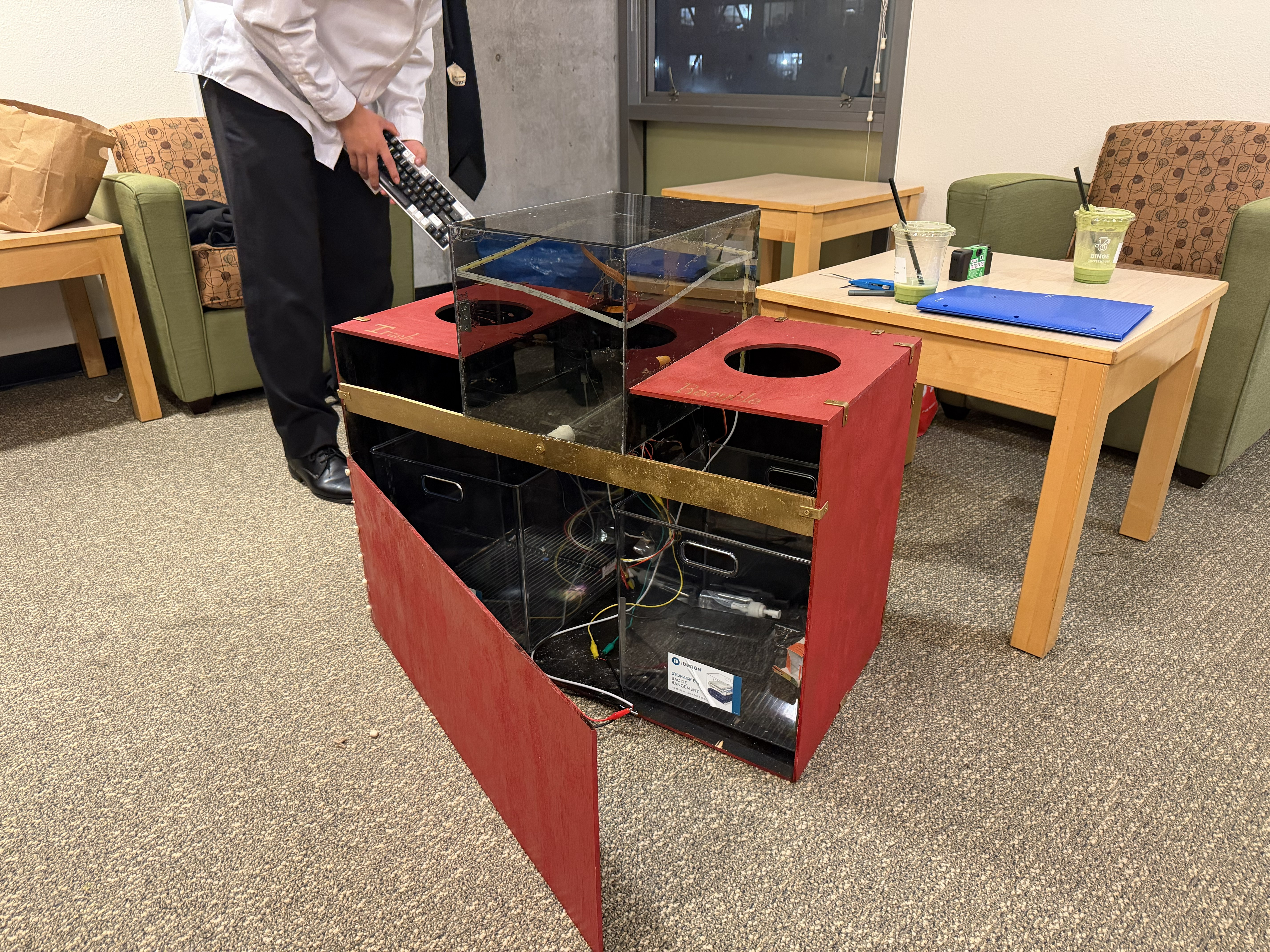 Smart Trash Can Prototype